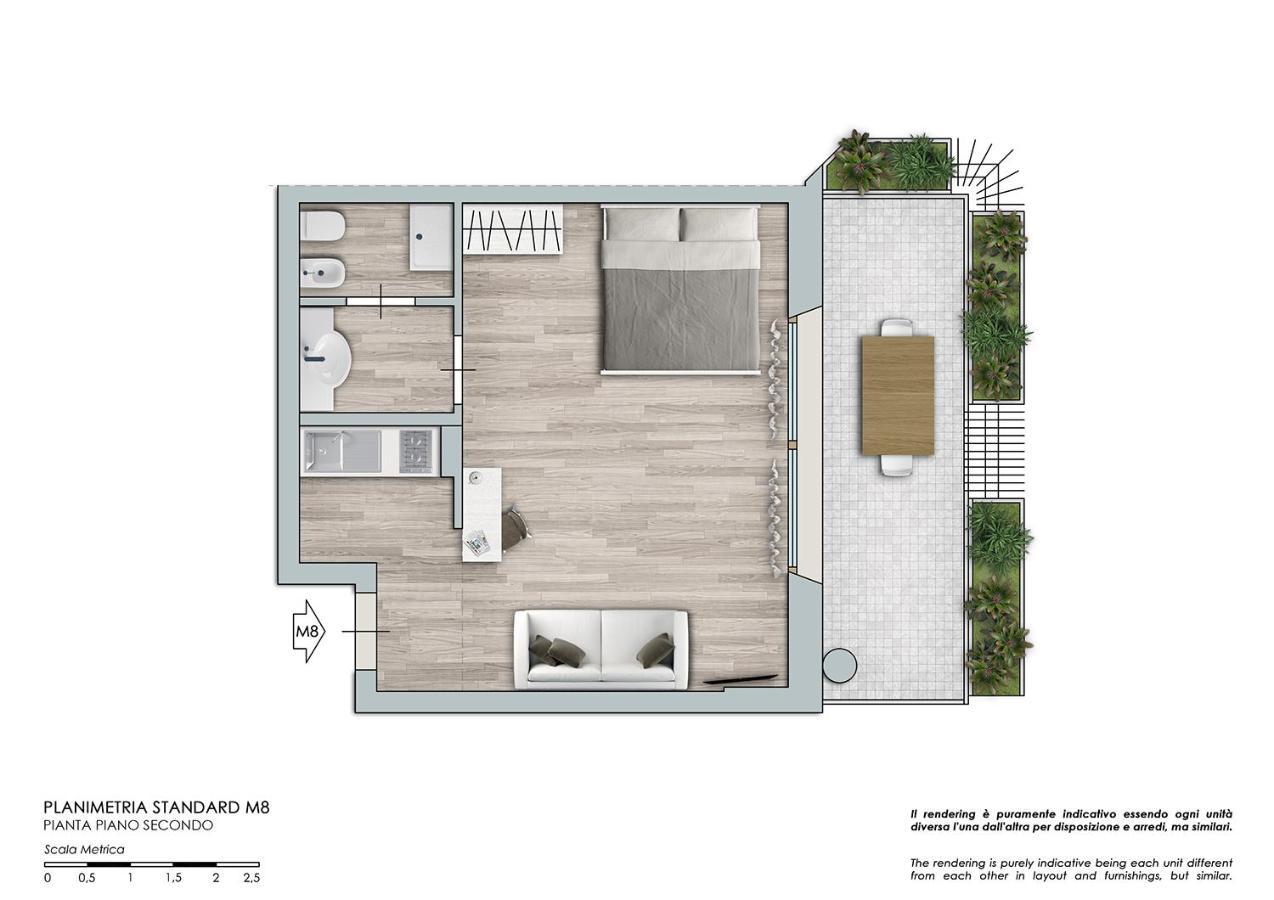 Residence Dory Riccione Eksteriør bilde